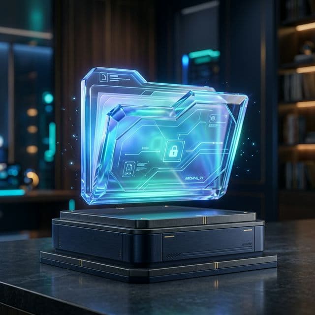 Holographic school records folder